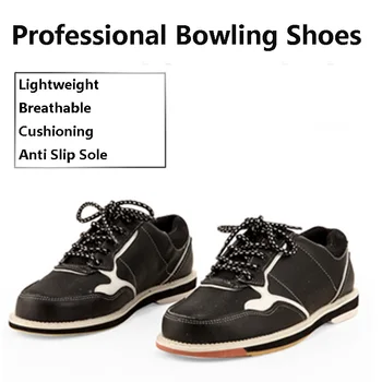 Профессиональная Мужская Обувь Для Боулинга, Мужские Противоскользящие Тренировочные Кроссовки, Мужская Дышащая Обувь Из Искусственной Кожи, Повседневная Обувь Для Боулинга 38-47