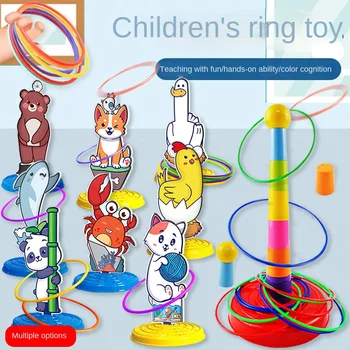 Приятная игра на координацию рук и глаз: игрушечные спортивные кольца для метания для детей, проводите время с родителями и детьми со своими детьми