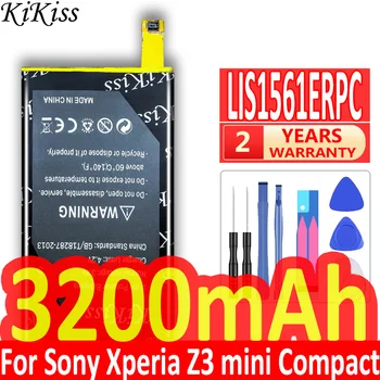 Аккумулятор KiKiss LIS1561ERPC Для Sony Xperia Z3 Compact Z3c Mini D5803 D5833 Для C4 E5303 E5333 E5363 E5306 Аккумулятор Мобильного телефона