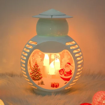 Креативный рождественский светильник с интерфейсом USB, портативная рождественская лампа-проектор для снега, простая в использовании, легкая для домашнего праздника, вечеринки в саду.