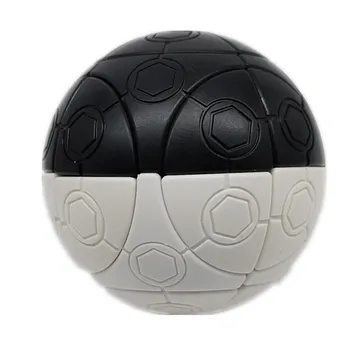 2X2 Сферический Куб 75 мм Черный, Белый Цвет Два Цвета Футбольный Куб Развивающие Игрушки-Головоломки Волшебные Кубики Для Детей
