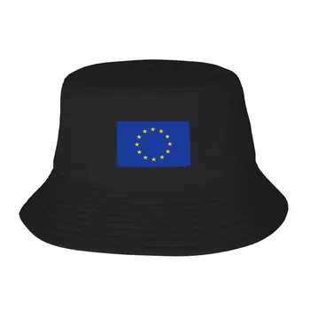 Новая Европа флаг ЕС, значок флага Европейского Союза, шляпа-ведро, Пляжная шляпа дальнобойщика, милый женский пляжный аутлет 2023, Мужская