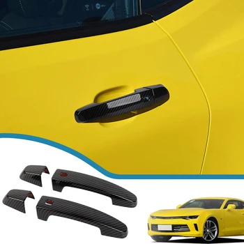 Боковая дверь автомобиля, поручень, крышка, ручка, чехол, корпус, украшения, наклейки для Chevrolet Camaro 2016-2022, Внешние аксессуары