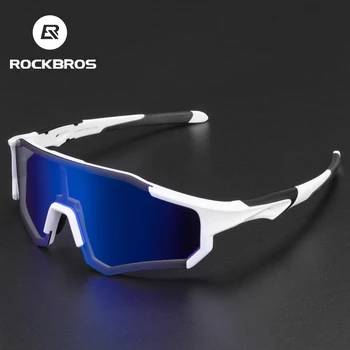Велосипедные очки ROCKBROS С фотохромными поляризованными линзами Солнцезащитные очки с защитой от UV400 Лыжи Рыбалка Скалолазание Велосипедные очки