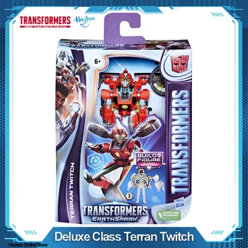 Игрушки-трансформеры Hasbro EarthSpark Deluxe Class Terran Twitch, 5 дюймов, игрушки-роботы для детей в возрасте от 6 лет и старше F6734