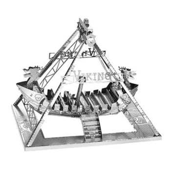 3D Набор металлических моделей Корабль Викингов Сборочная модель DIY 3D Вырезанная модель Игрушки-головоломки для взрослых Оригинальность
