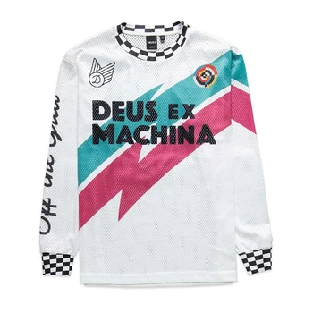 Deus Ex Machina мужские Майки для Эндуро Даунхилла, Горного Велосипеда, Майки Для мотокросса BMX Racing, Одежда Для Велоспорта с длинным рукавом, Футболка mtb