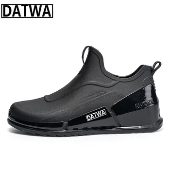 Мужская уличная водонепроницаемая нескользящая обувь Datwa для рыбалки, легкая рабочая обувь для рыбалки, износостойкая резиновая походная обувь