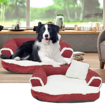 Диван с подушкой Кровать для собак среднего размера, разных цветов, незаконченные домики для домашних животных для рукоделия, дома и вечеринки в саду, домик для домашних животных