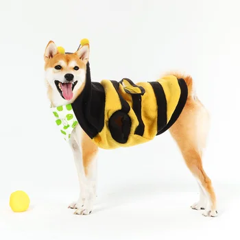 Толстовки Honey, рубашки Bee Kind, цельнокроеная одежда, Рубашки Bee Kind, одежда для четвероногих, (желтый и черный размер XS)
