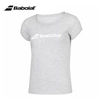Летняя дышащая женская футболка с коротким рукавом для упражнений Babolat Tee, футболки-поло