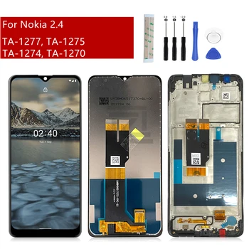 Для Nokia 2.4 ЖК-дисплей с сенсорным экраном, дигитайзер в сборе для Nokia 2.4 Запасные части для ремонта дисплея 6.5 