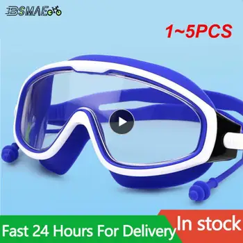 1-5 шт. Очки для плавания при близорукости, Рецептурные Очки, Маска для плавания, Противотуманные Прозрачные очки для плавания Google
