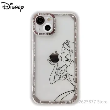 Чехол для телефона Disney Белоснежка Алиса для iPhone 11 12 13 14 Pro Max, мультяшный чехол от падения 