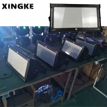 2 шт./лот XingKe Оптом 1000 Вт светодиодный стробоскоп RGB 3в1 Stage Strobe Pixel Dj Light