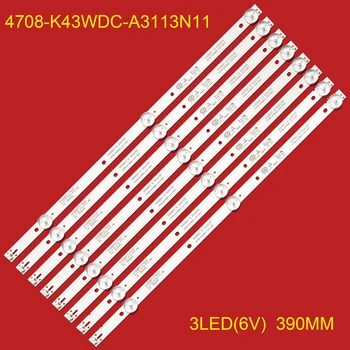 Светодиодная лента подсветки для P hilips 43PFT4002 43DL4012N K430WDK3 K430WDC1 A1 A3 4708-K43WDC-A3113N11