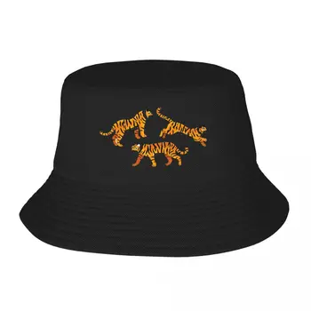 Бенгальские тигры - Темно-синяя панама, Детские шляпы-каре, Осенние шляпы рыбака, Летние кепки унисекс для пляжной рыбалки