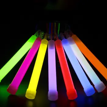 10шт 6-дюймовых Аварийных светящихся палочек для кемпинга Многоцветная Светящаяся палочка Химическая Светящаяся Палочка Водонепроницаемый Ультра Яркий Инструмент выживания