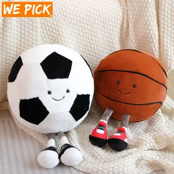 WEPICK Kawaii Креативная Баскетбольная Кукла Плюшевая Игрушка Милая Футбольная Плюшевая Подушка Мягкий Мяч Игрушки для Детей Украшение Дома